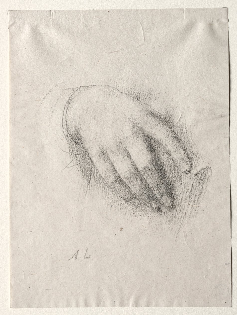 Studie av händer av Alphonse Legros