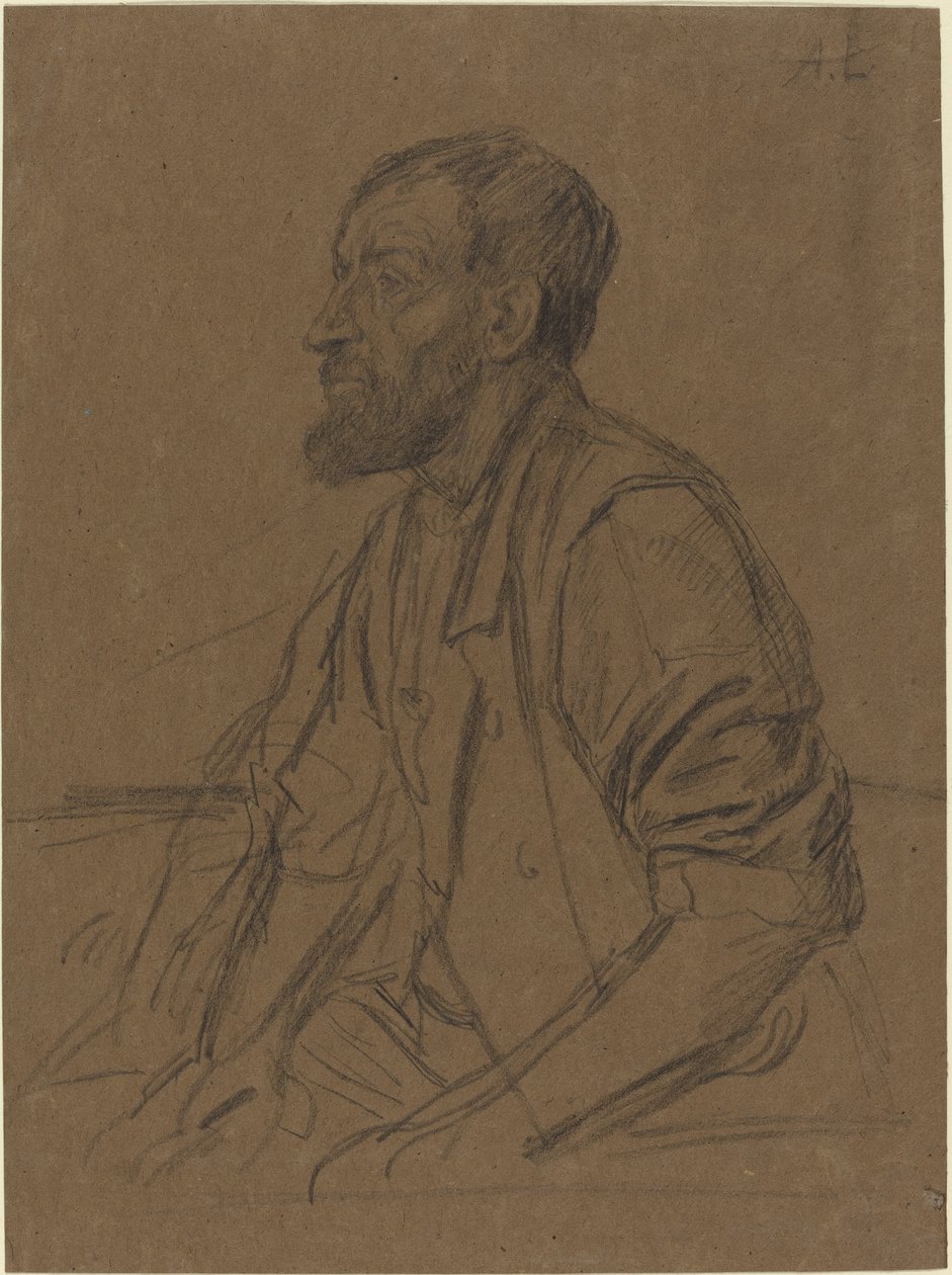Studie av en arbetare av Alphonse Legros