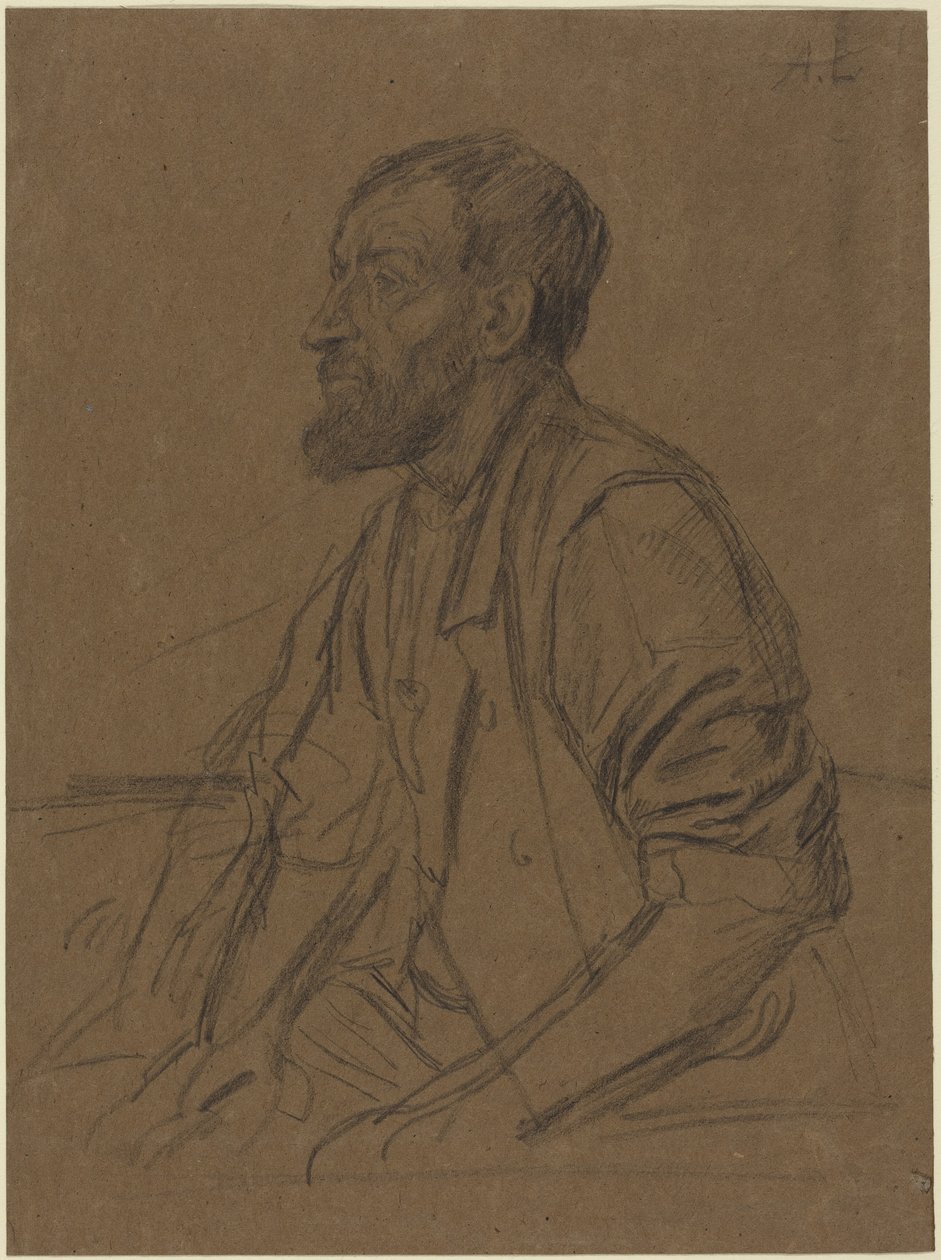 Studie av en arbetare av Alphonse Legros