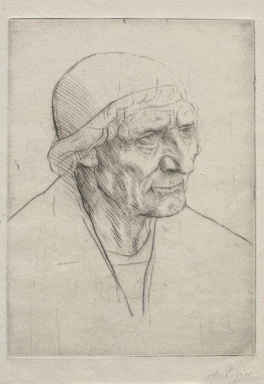Välsignande huvud av Alphonse Legros