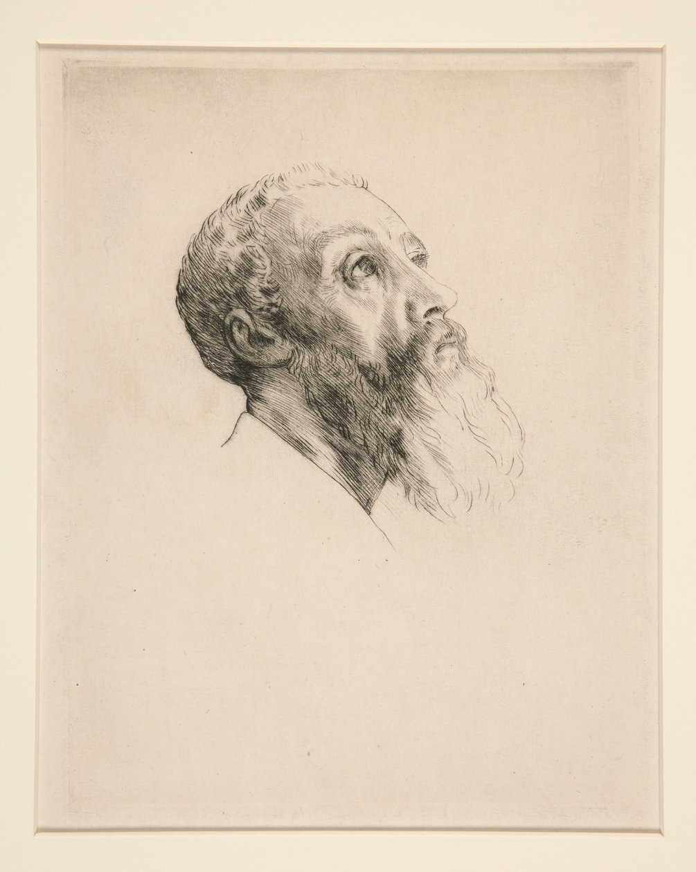 Modellhuvud av Alphonse Legros