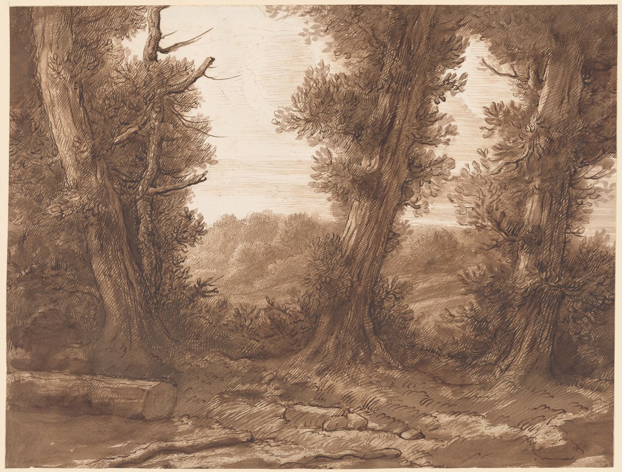 De stora träden av Alphonse Legros