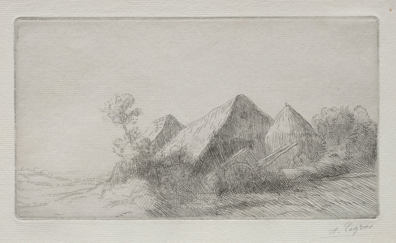 Vagnskjulet av Alphonse Legros