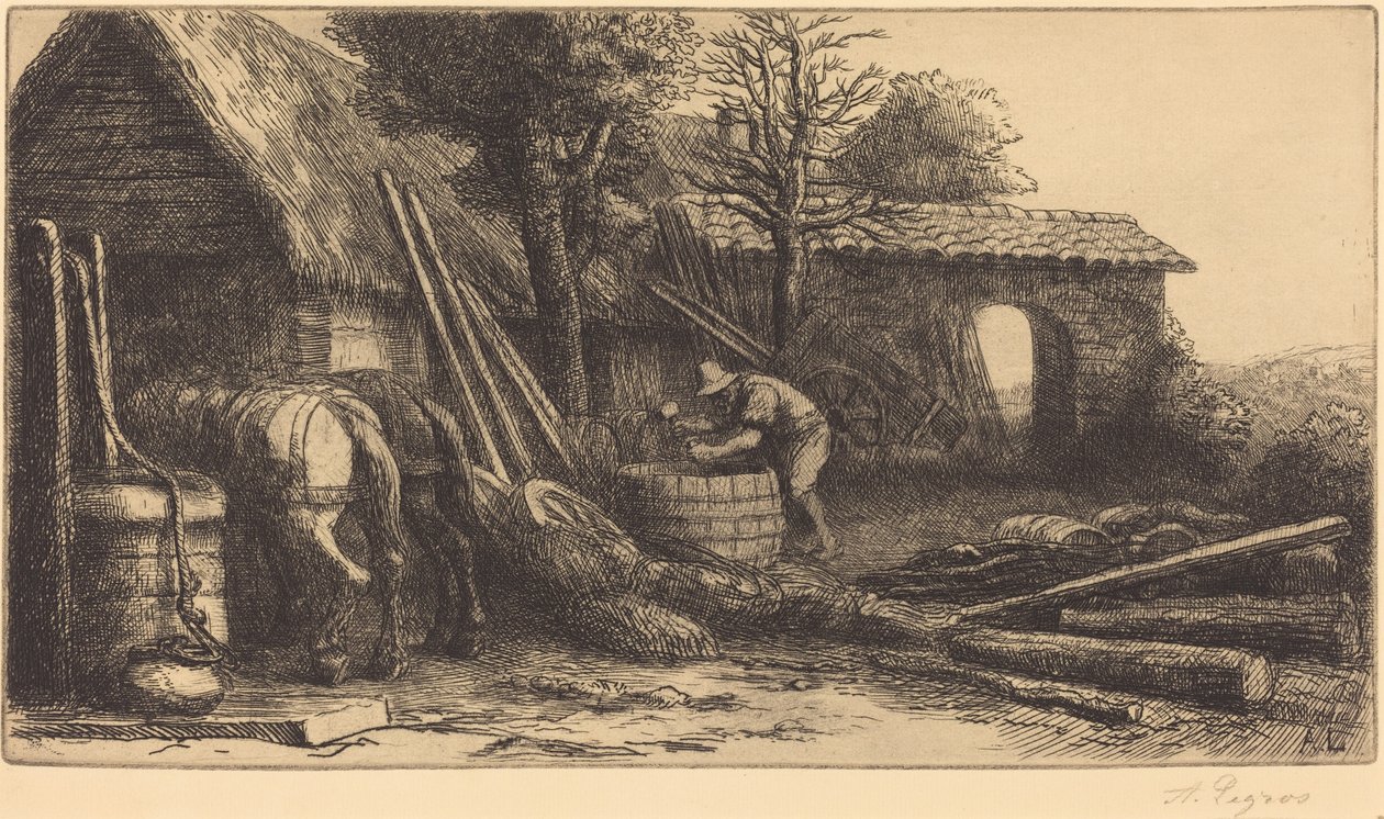 Tunnbindare av Alphonse Legros