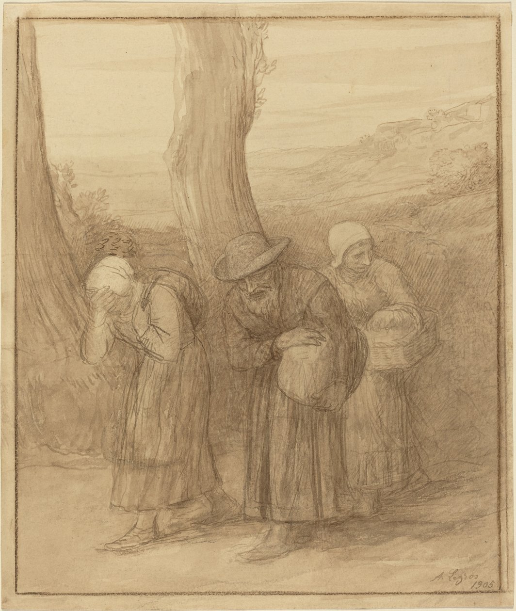 Avresan av Alphonse Legros
