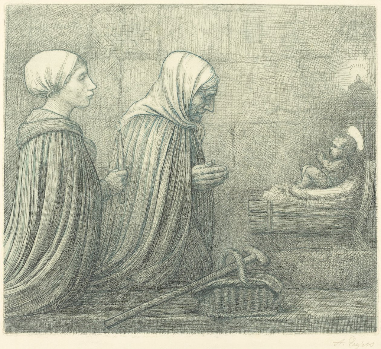 Krubban La creche. av Alphonse Legros