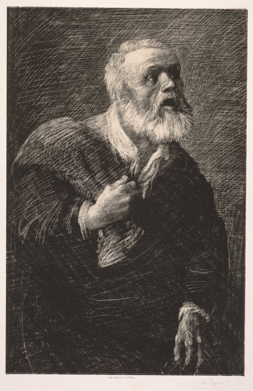 Nattskrikaren. av Alphonse Legros