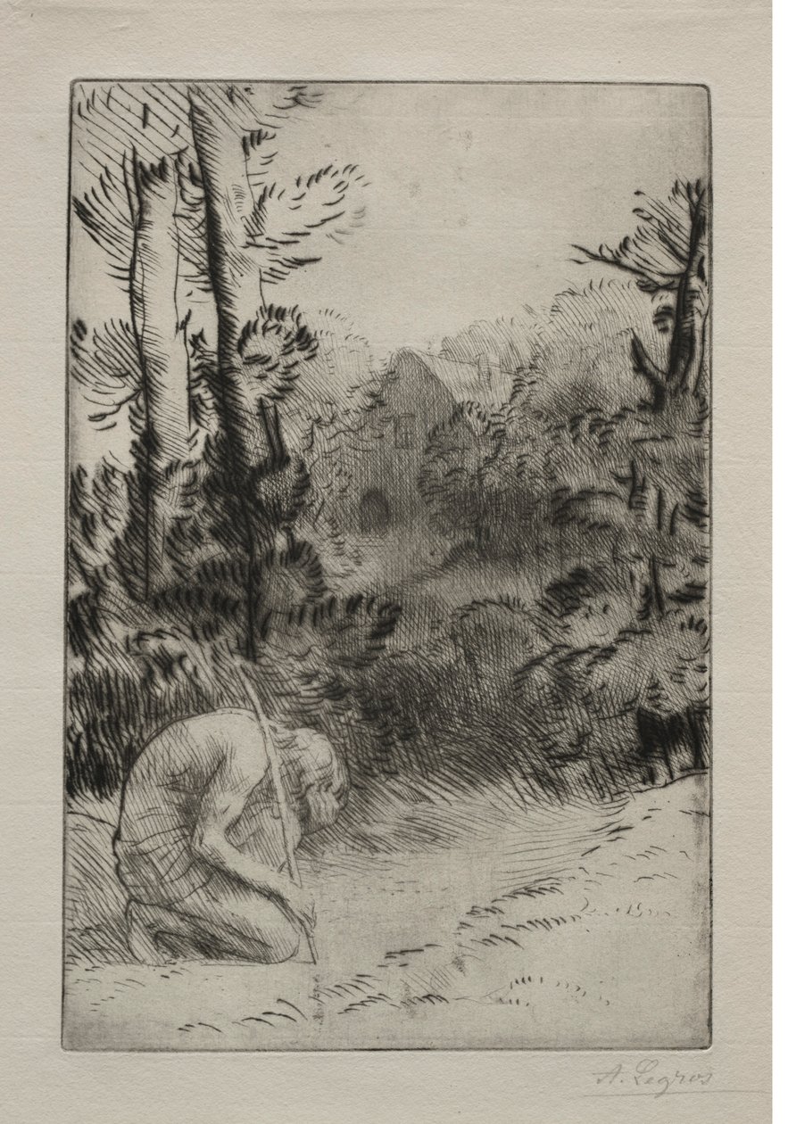 Den förlorade sonen 2:a tallriken. av Alphonse Legros