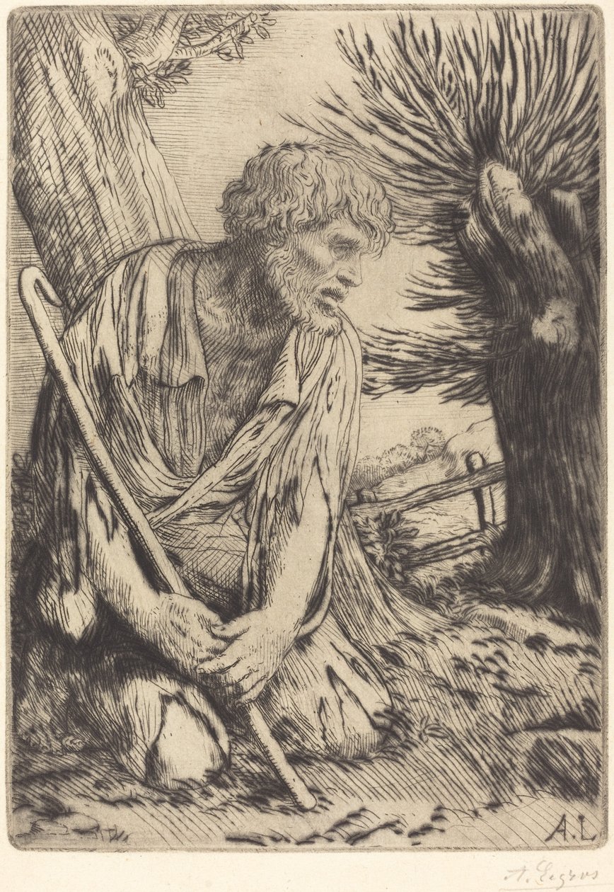 Den förlorade sonen, 3:e plattan av Alphonse Legros