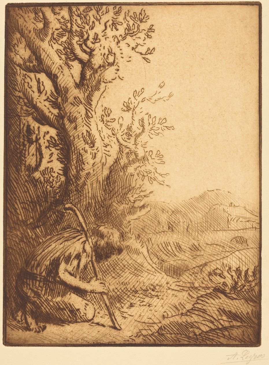 Der verlorene Sohn, 4. Platte av Alphonse Legros