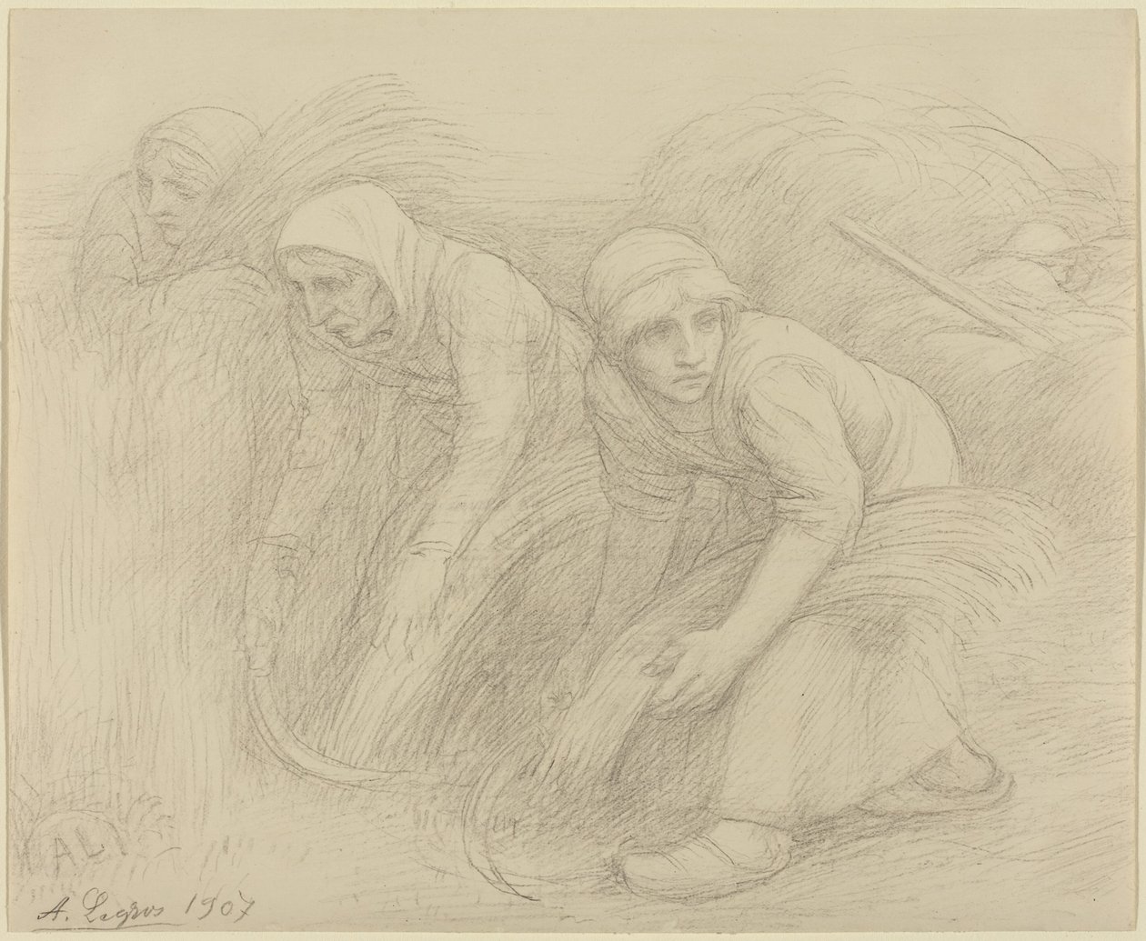 Skördefolket av Alphonse Legros