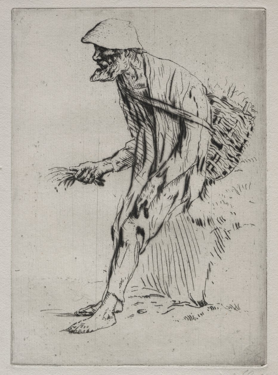 Den röda pimpernelförsäljaren av Alphonse Legros