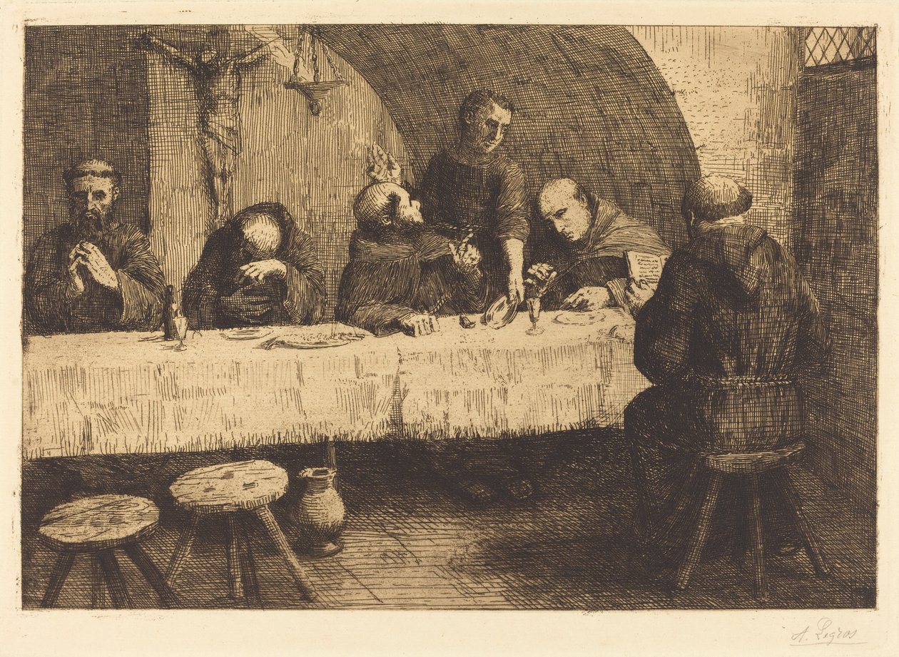 Matsalen (Le refectoire) av Alphonse Legros