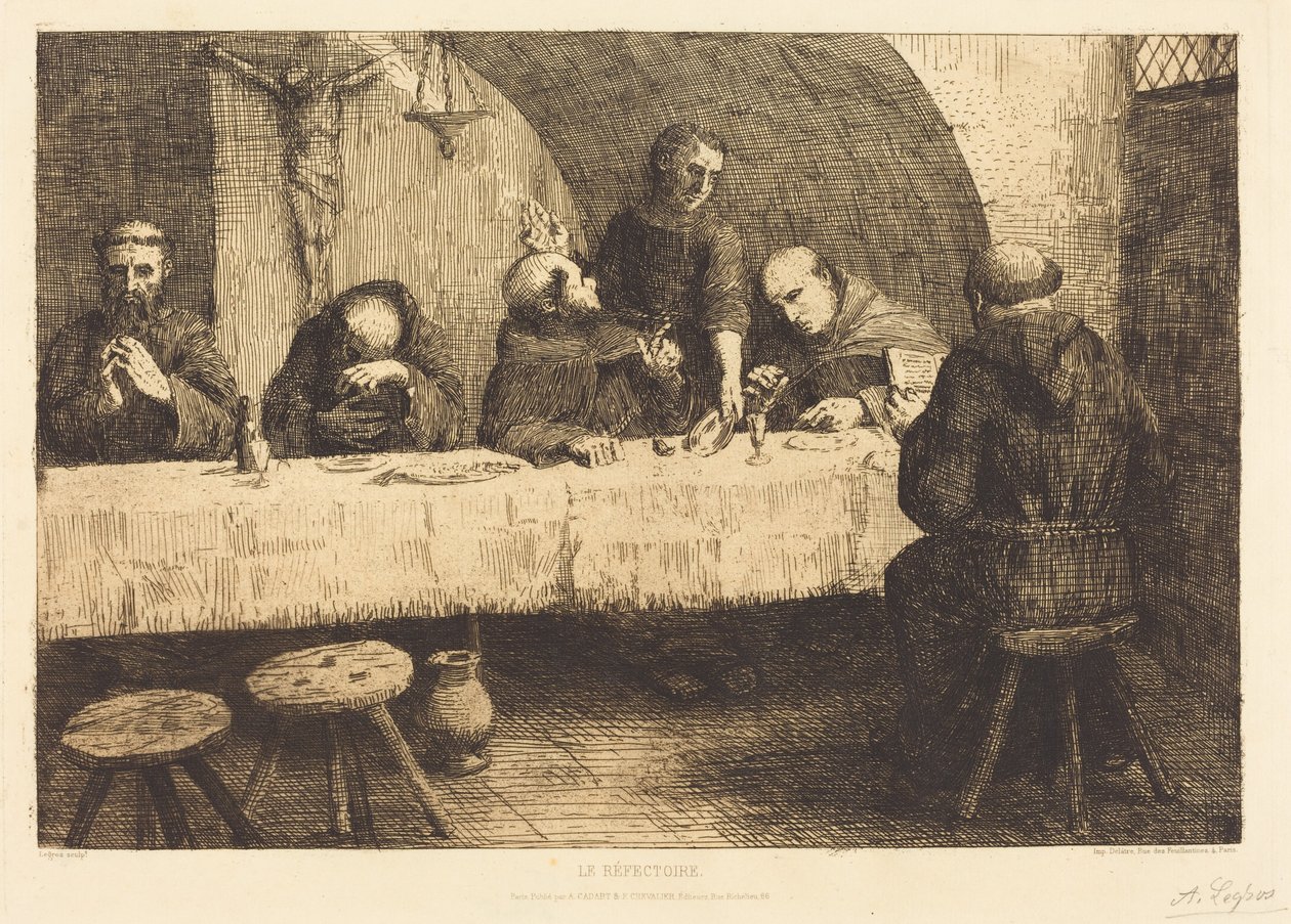 Matsalen (Le refectoire) av Alphonse Legros