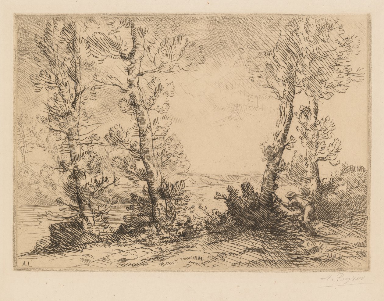 Laxfiskaren av Alphonse Legros