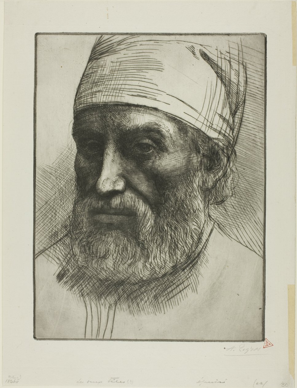 De två huvudena av Alphonse Legros