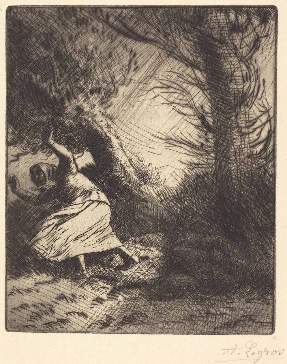 Thunder (Kärlek vid första ögonkastet) av Alphonse Legros