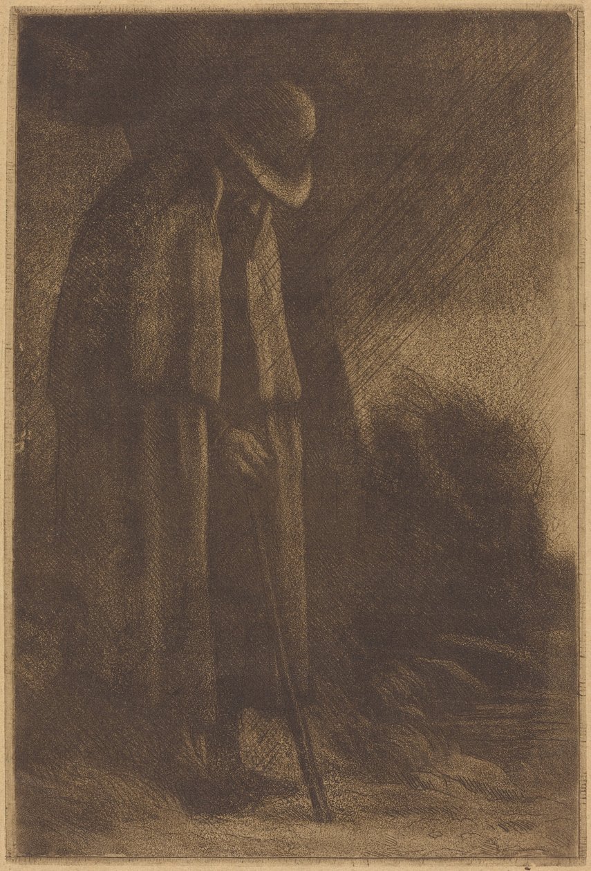 Resande som söker skydd av Alphonse Legros
