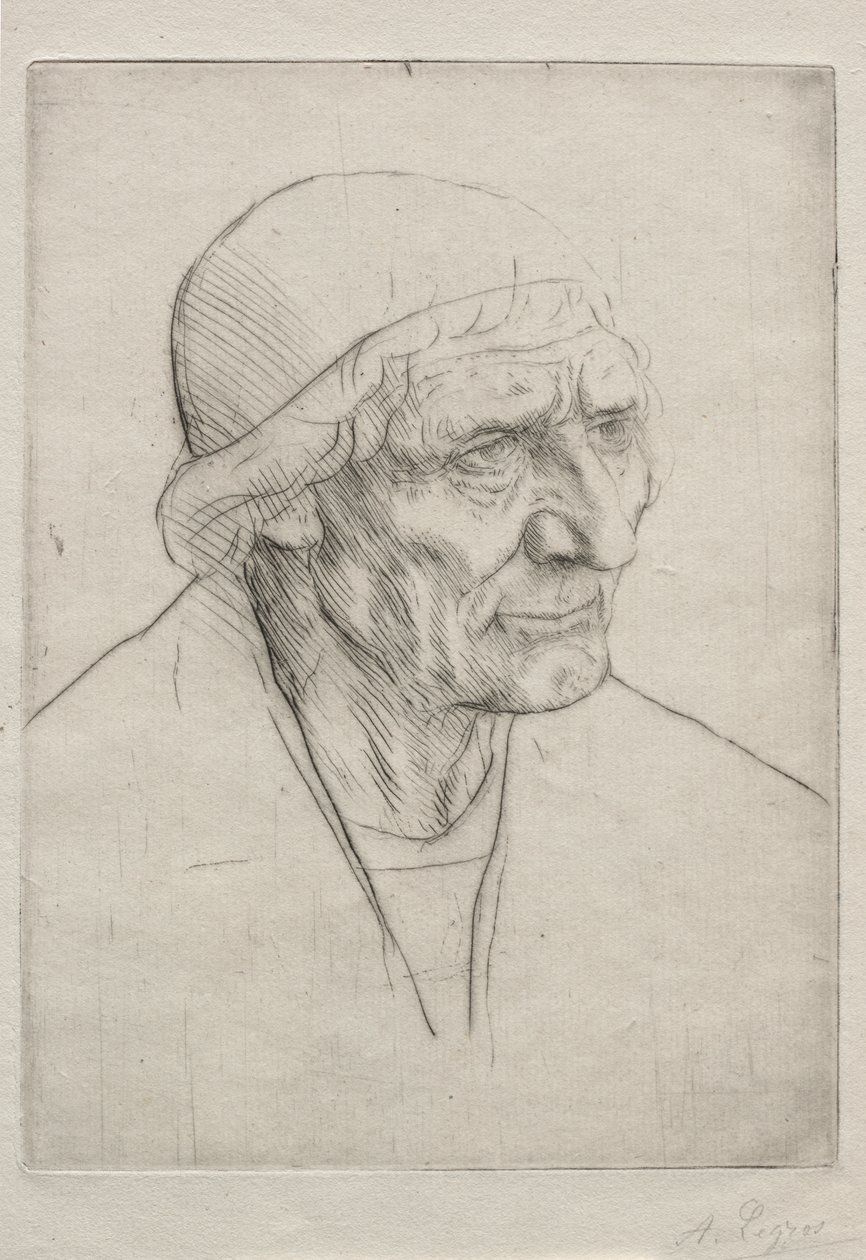 Välsignande huvud av Alphonse Legros