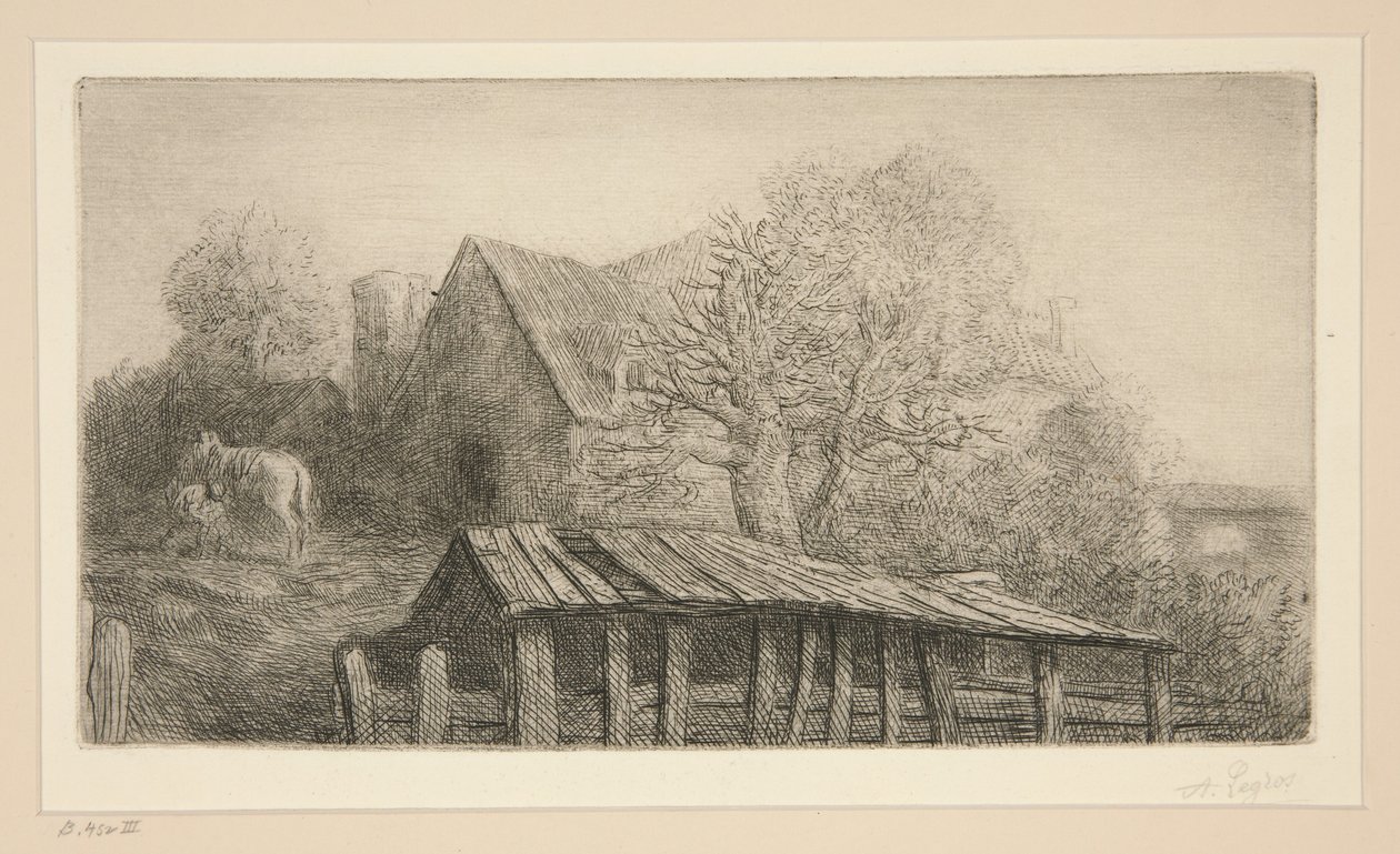 Ett gammalt värdshus av Alphonse Legros
