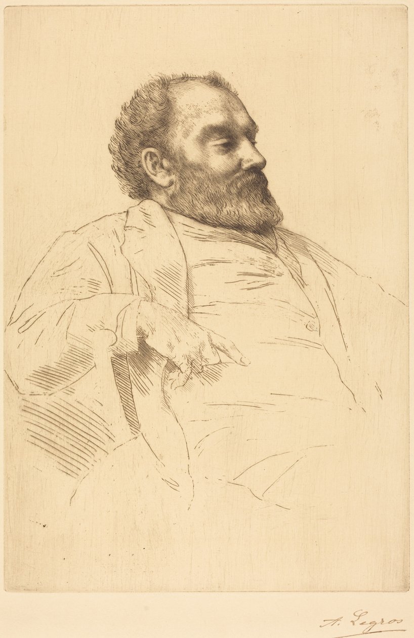 Val Prinsep, R.A. av Alphonse Legros