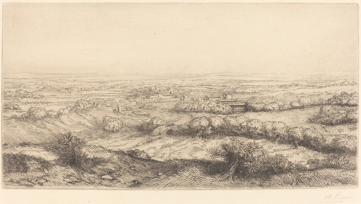 Dal i Bourgogne En dal i Bourgogne. av Alphonse Legros