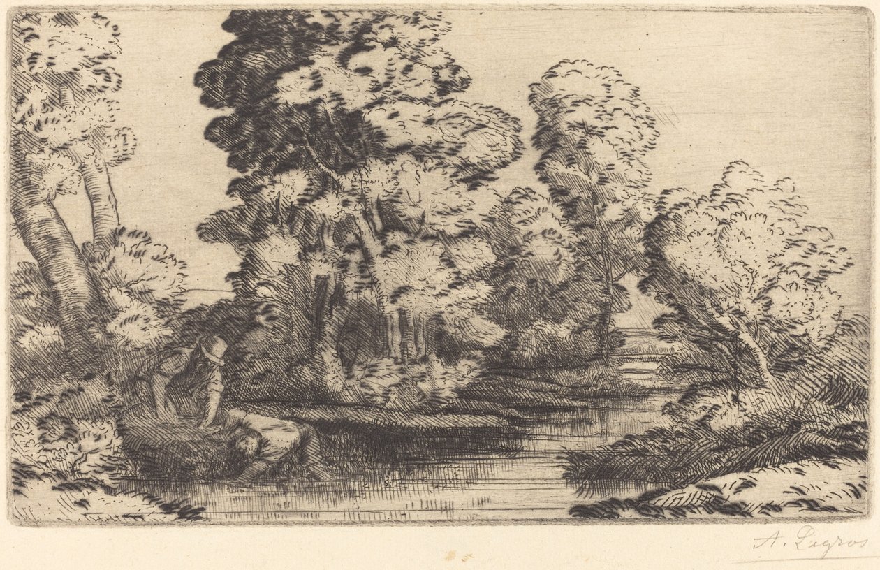 Dal i Bourgogne En dal i Bourgogne. av Alphonse Legros
