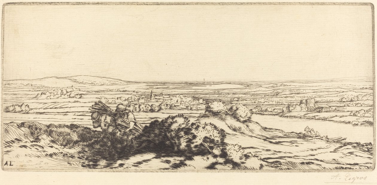 Valley of Dunes Sanddynernas dal. av Alphonse Legros