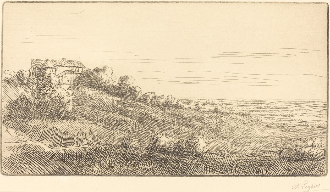 Veronnedalen (La vallee de Veronne) av Alphonse Legros