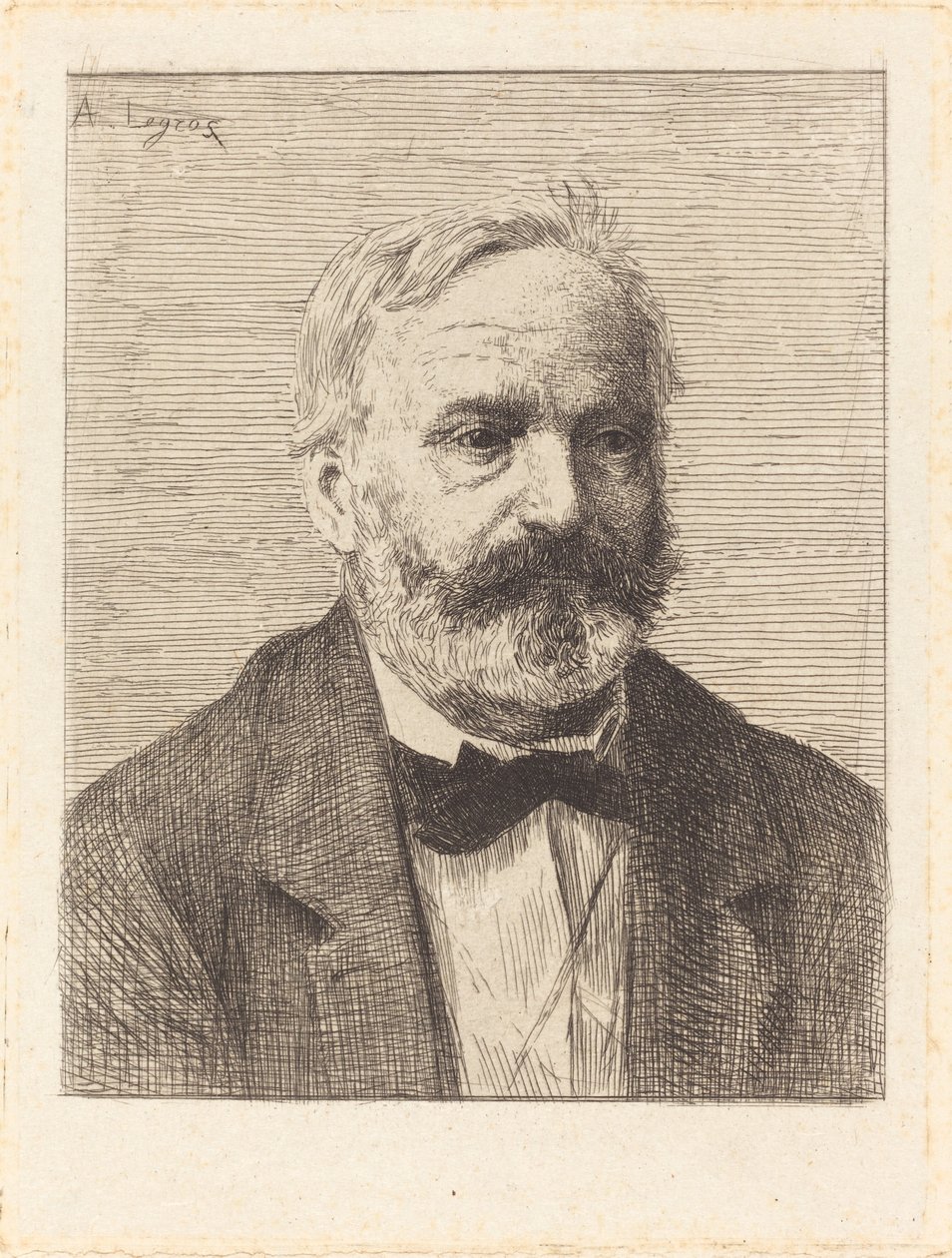 Victor Hugo, 1:a plattan av Alphonse Legros