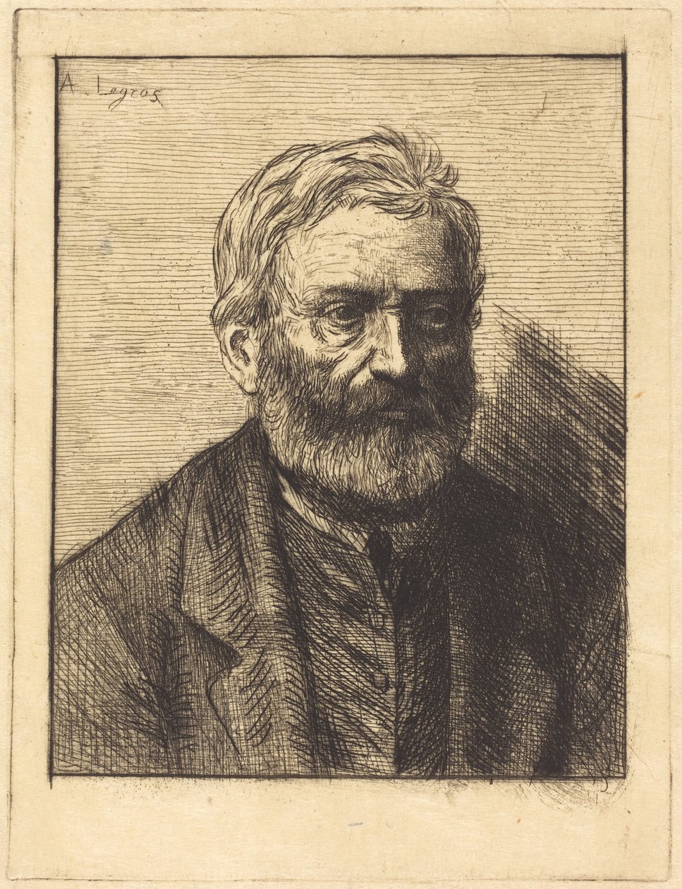 Victor Hugo, plåt 1 av Alphonse Legros