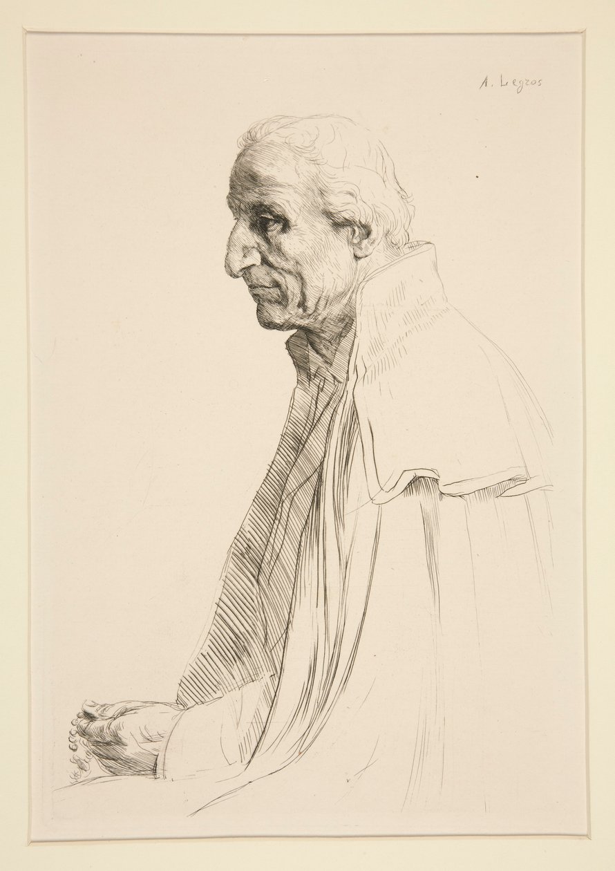 Gammal spanska (åldrad spanjor) av Alphonse Legros