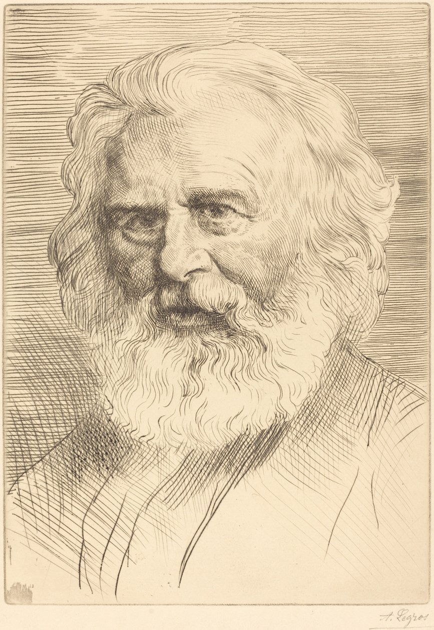 W.H. Longfellow, 1:a plattan av Alphonse Legros