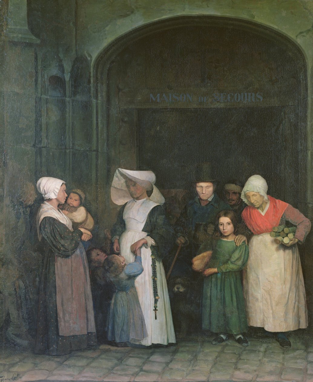 Tillflyktshuset, ca 1840 av Alphonse Louis Pierre Trimolet