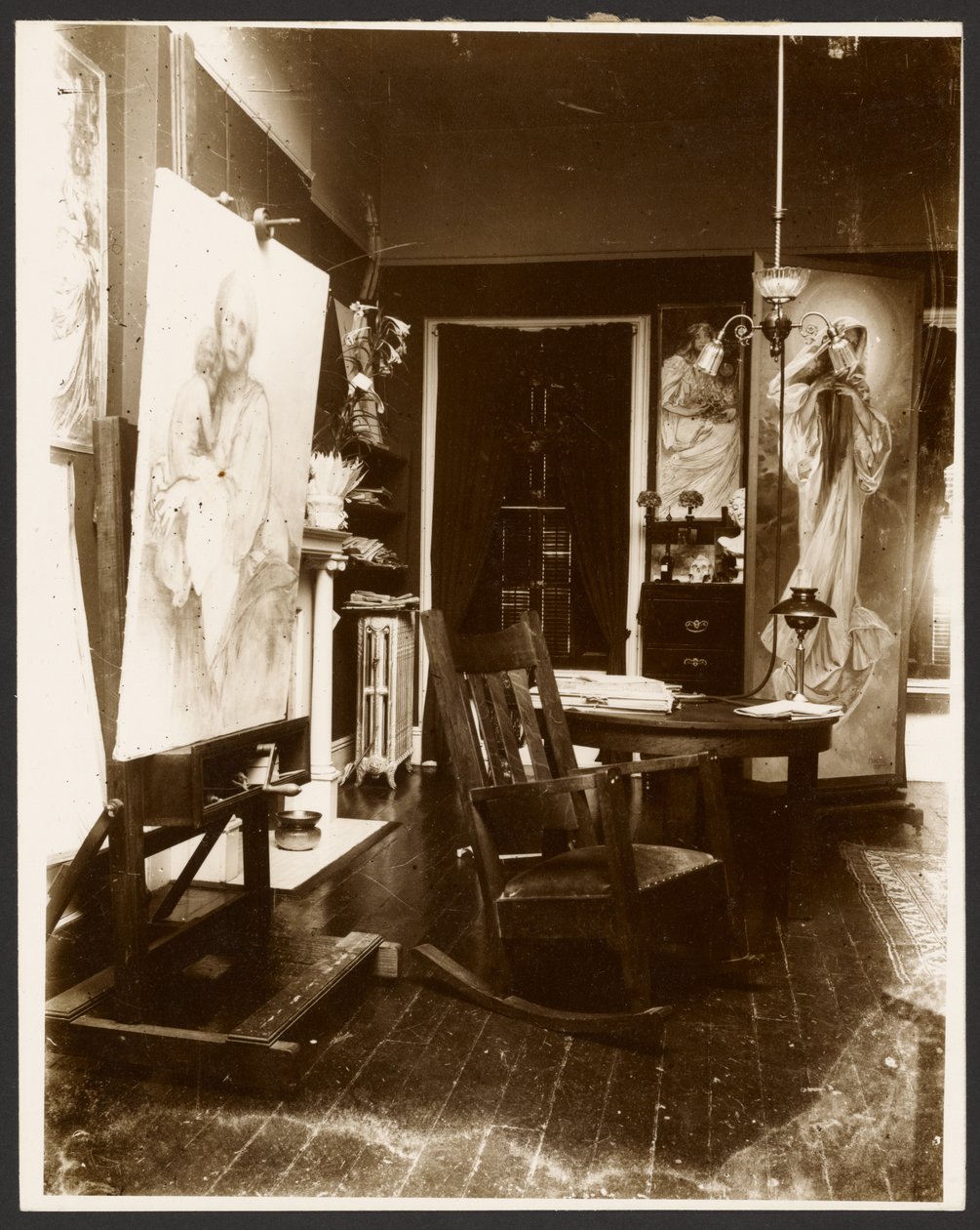 [Alphonse-Marie Muchas ateljé, New York City] av Alphonse Maria Mucha