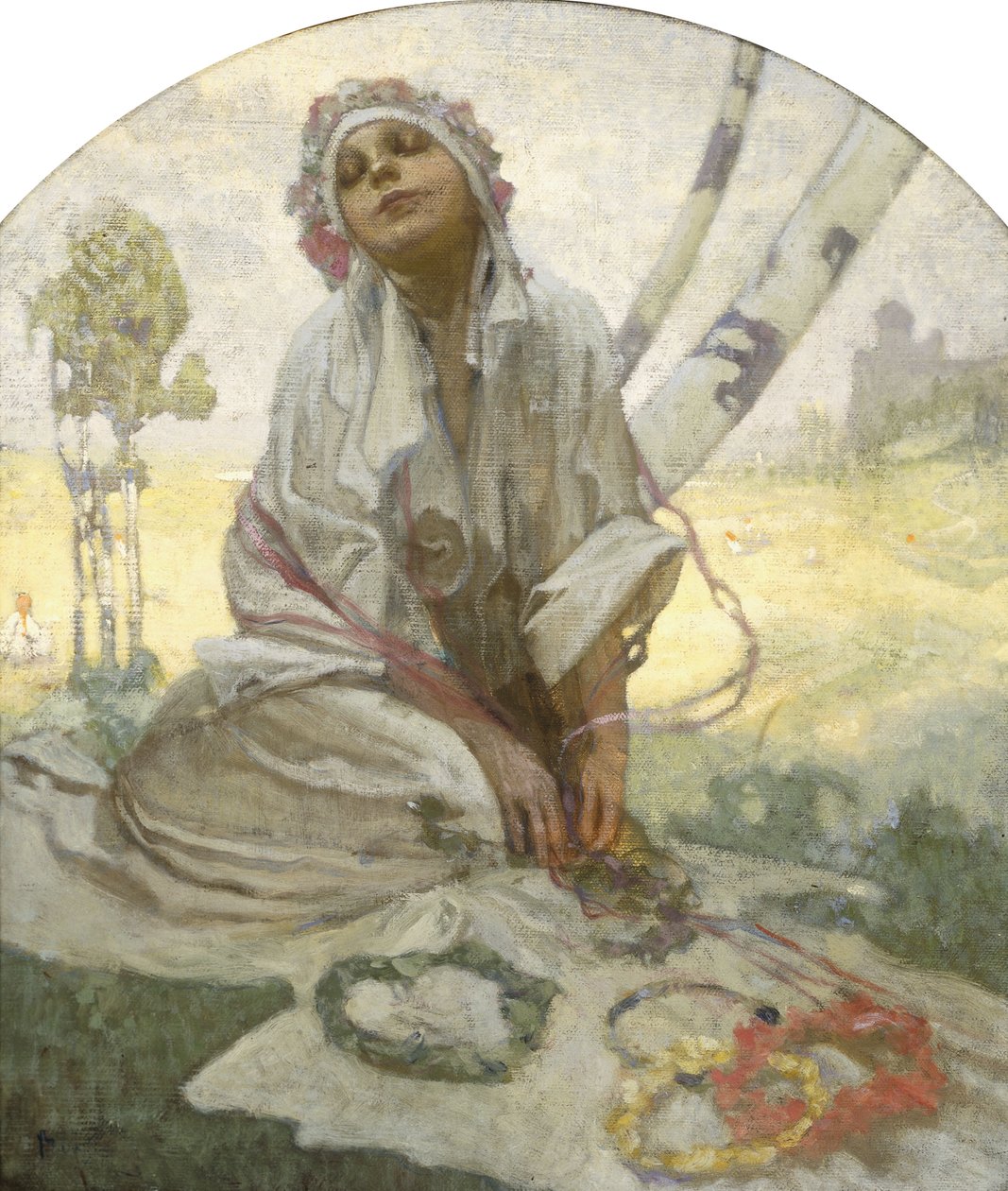 Bohemisk soldrömmare av Alphonse Mucha