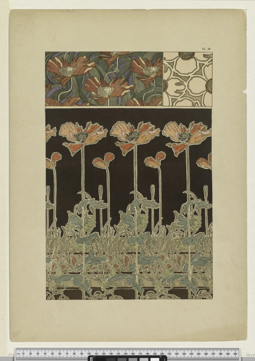 Dokumentdekorationer: Tallrik 38 av Alphonse Mucha