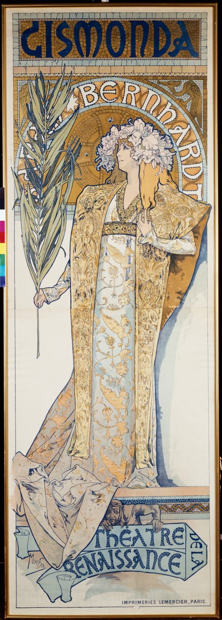 Gismonda, Renässansens teater, 1894 av Alphonse Mucha