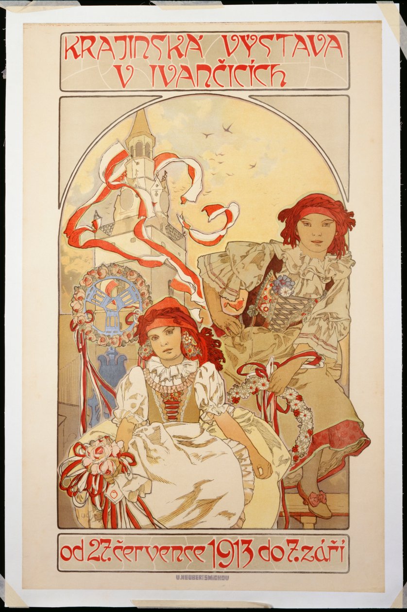 Landskapsutställning V Ivancicich, 1912 av Alphonse Mucha