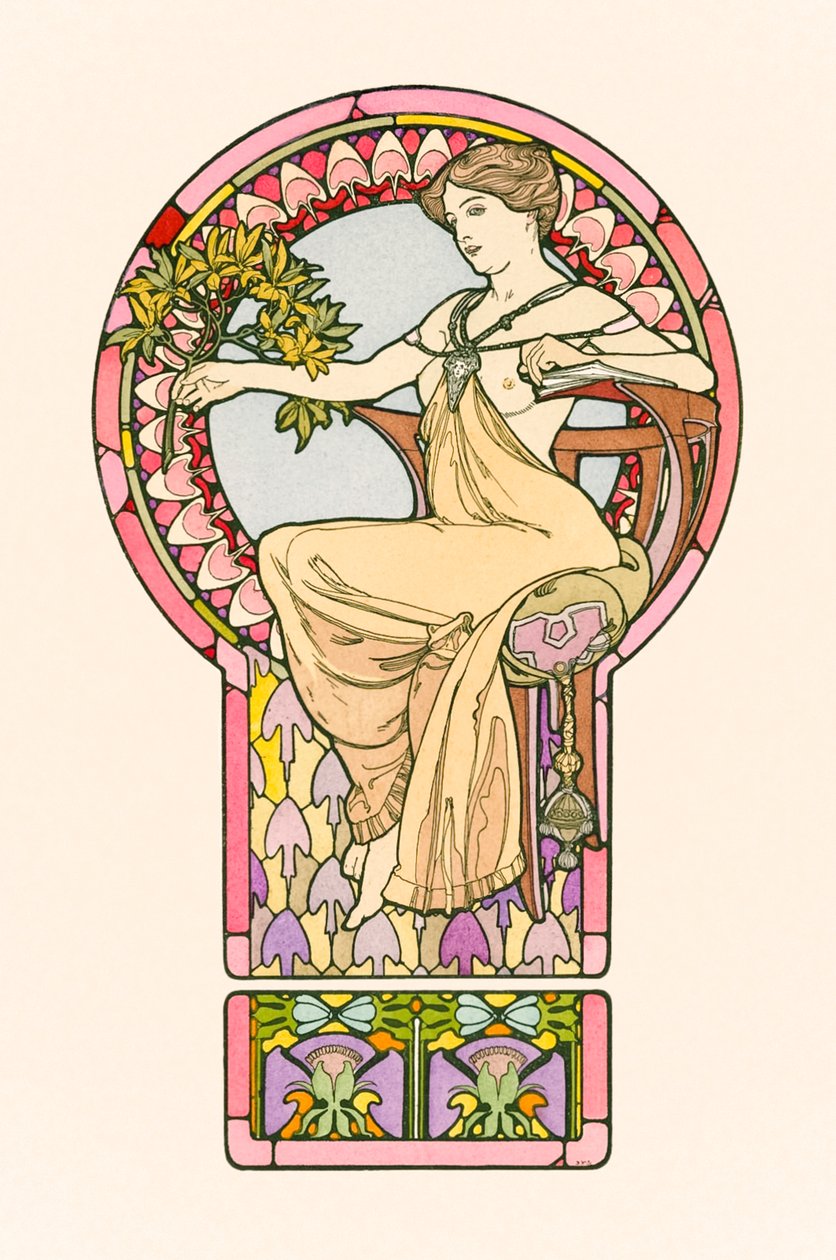 Namnlös från Dekorativa dokument av Alphonse Marie Mucha