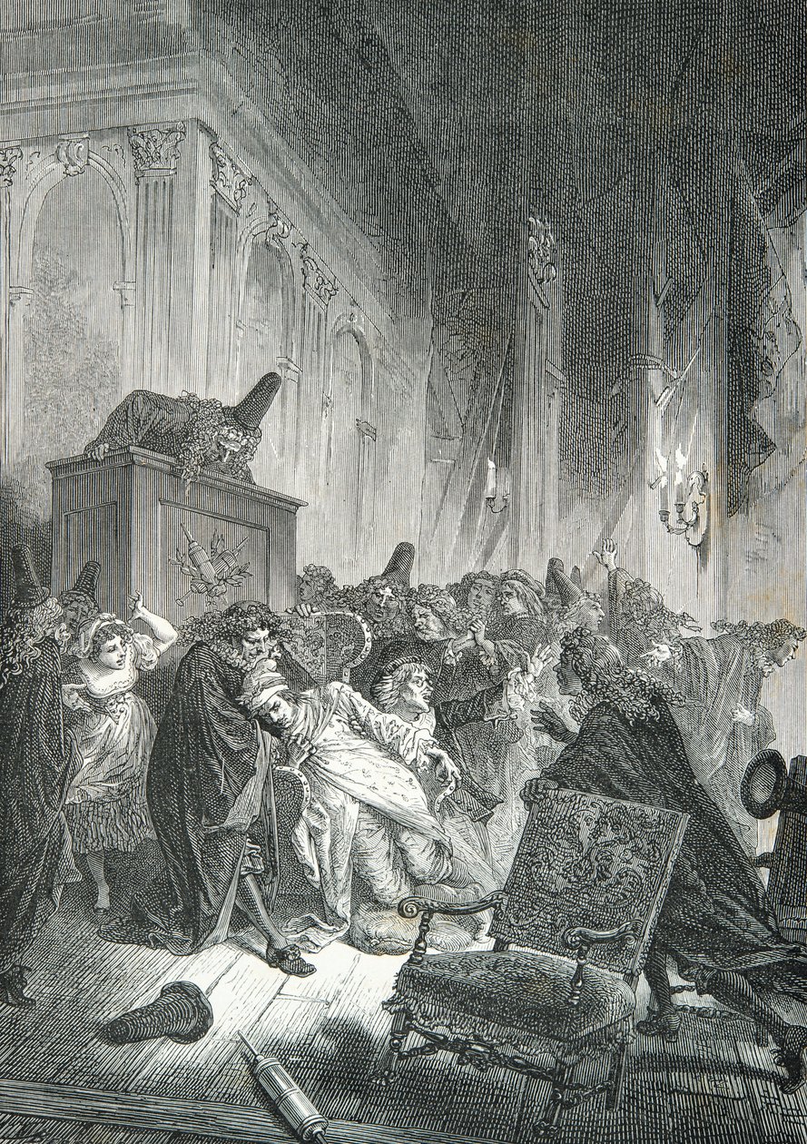 Molieres död av Alphonse Marie de Neuville