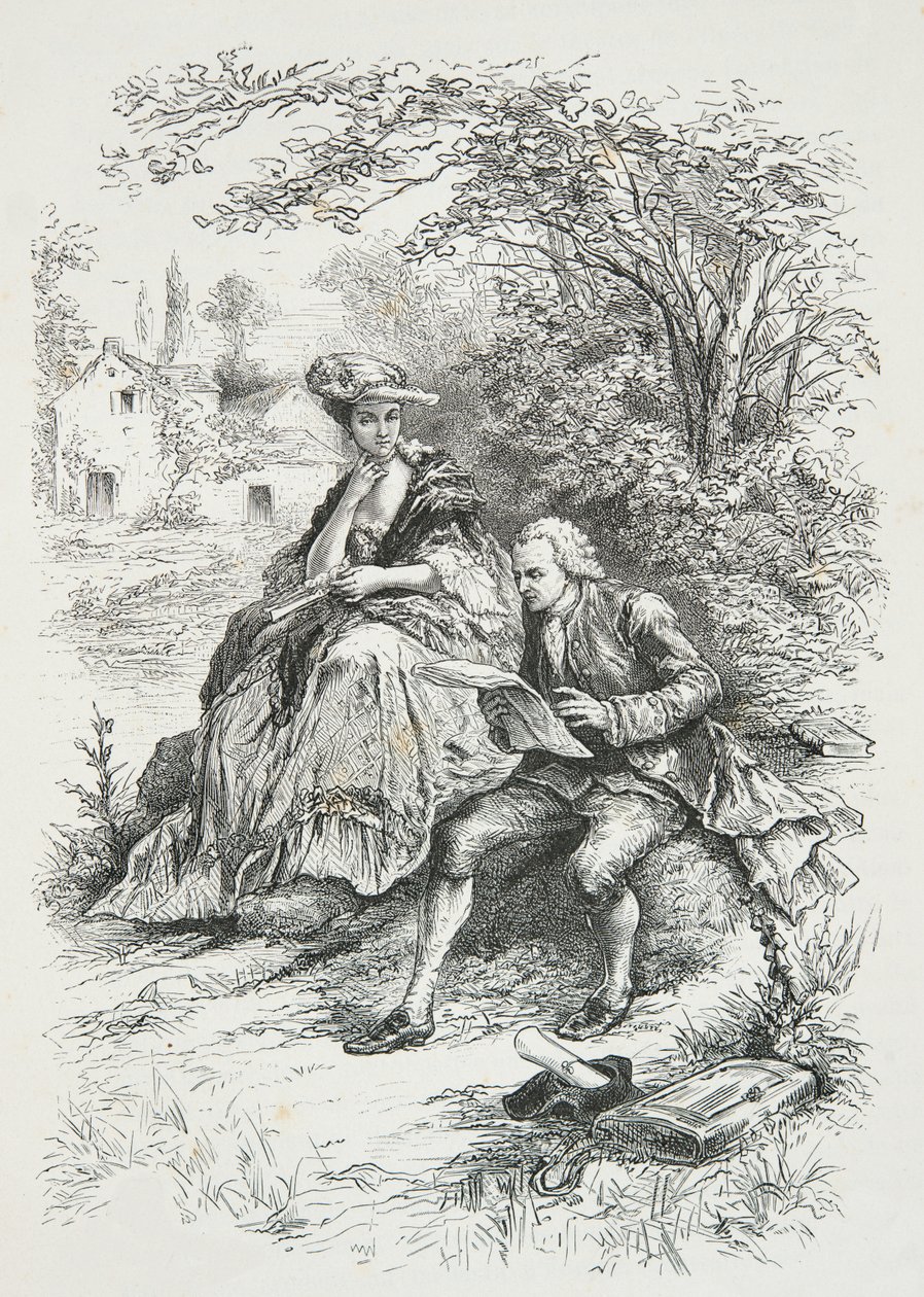Rousseau i sällskap med Madame Louise d