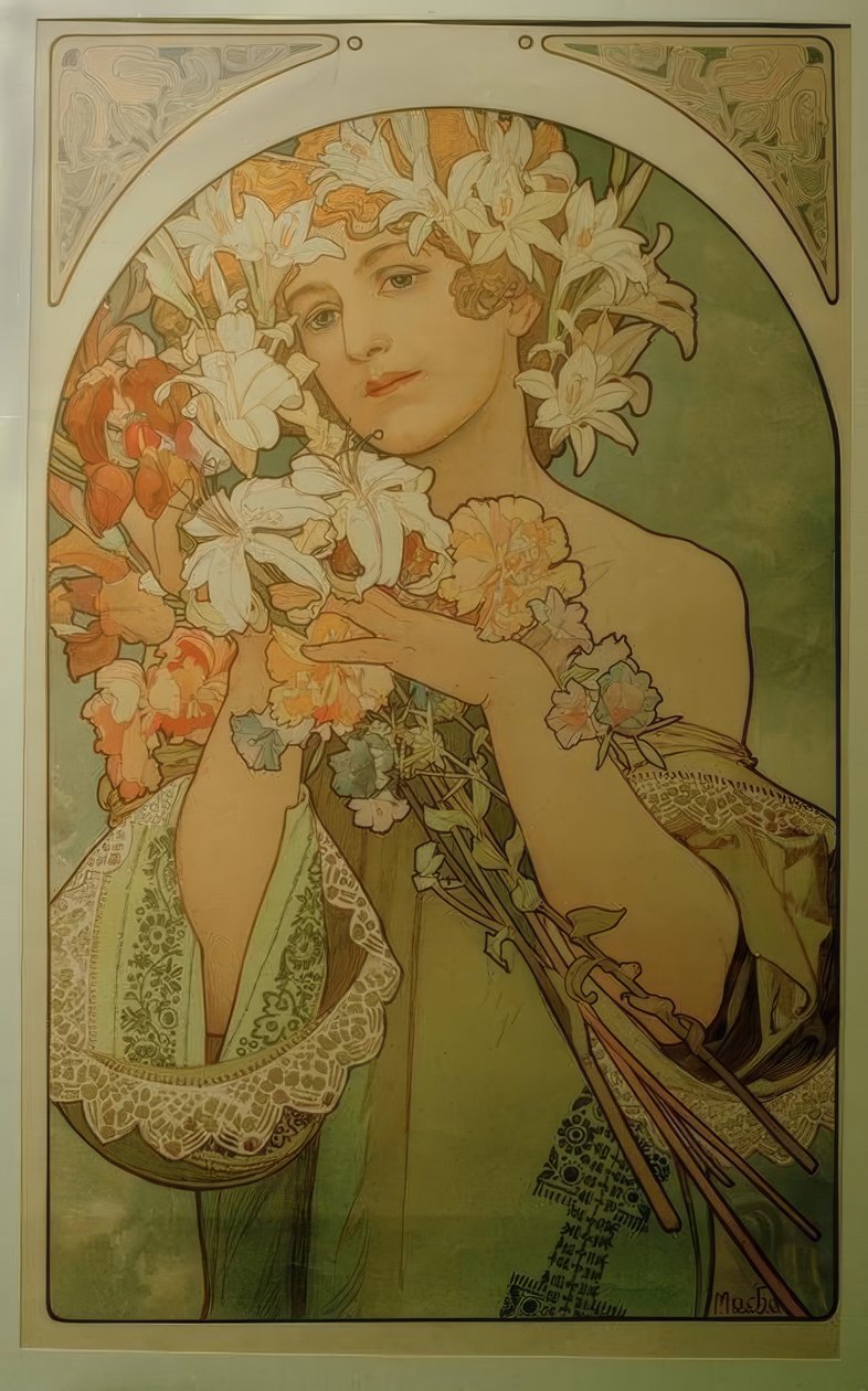 Blumen av Alphonse Mucha