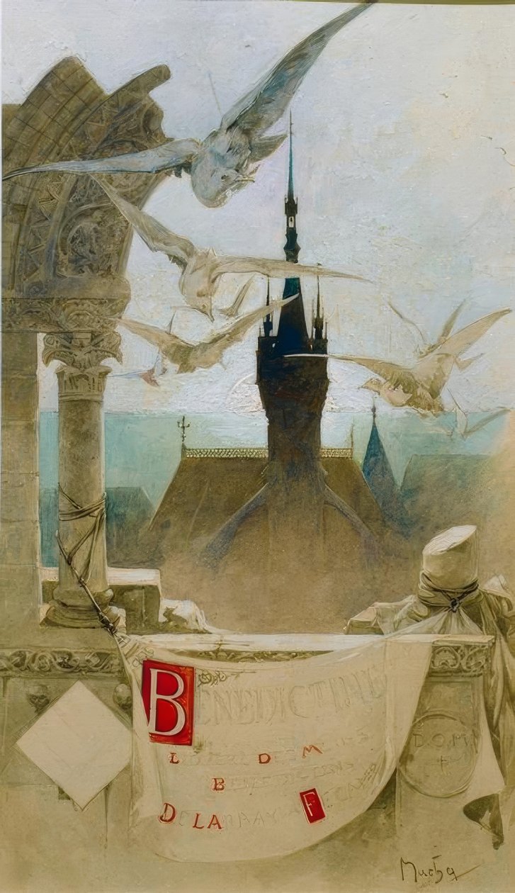 Benedictine av Alphonse Mucha