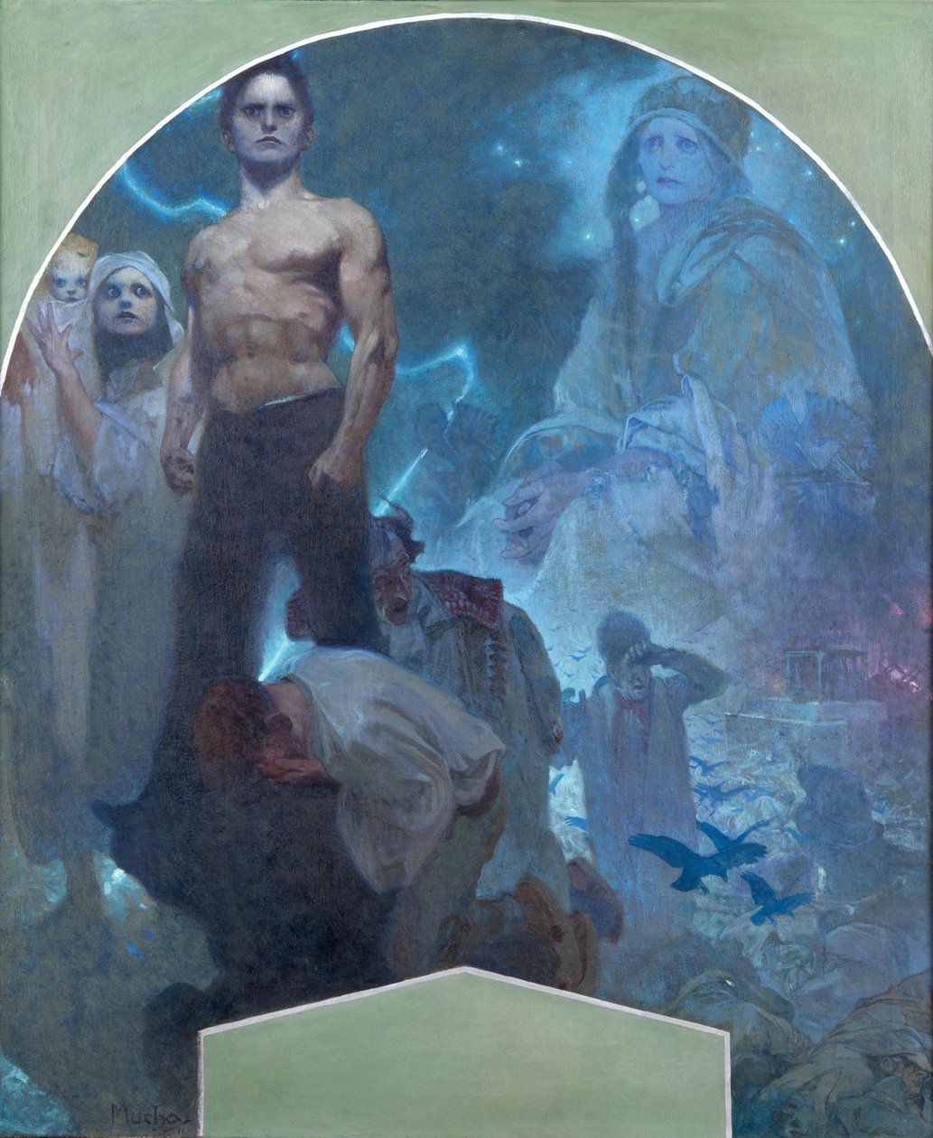 Av egen kraft II, 1911 av Alphonse Mucha