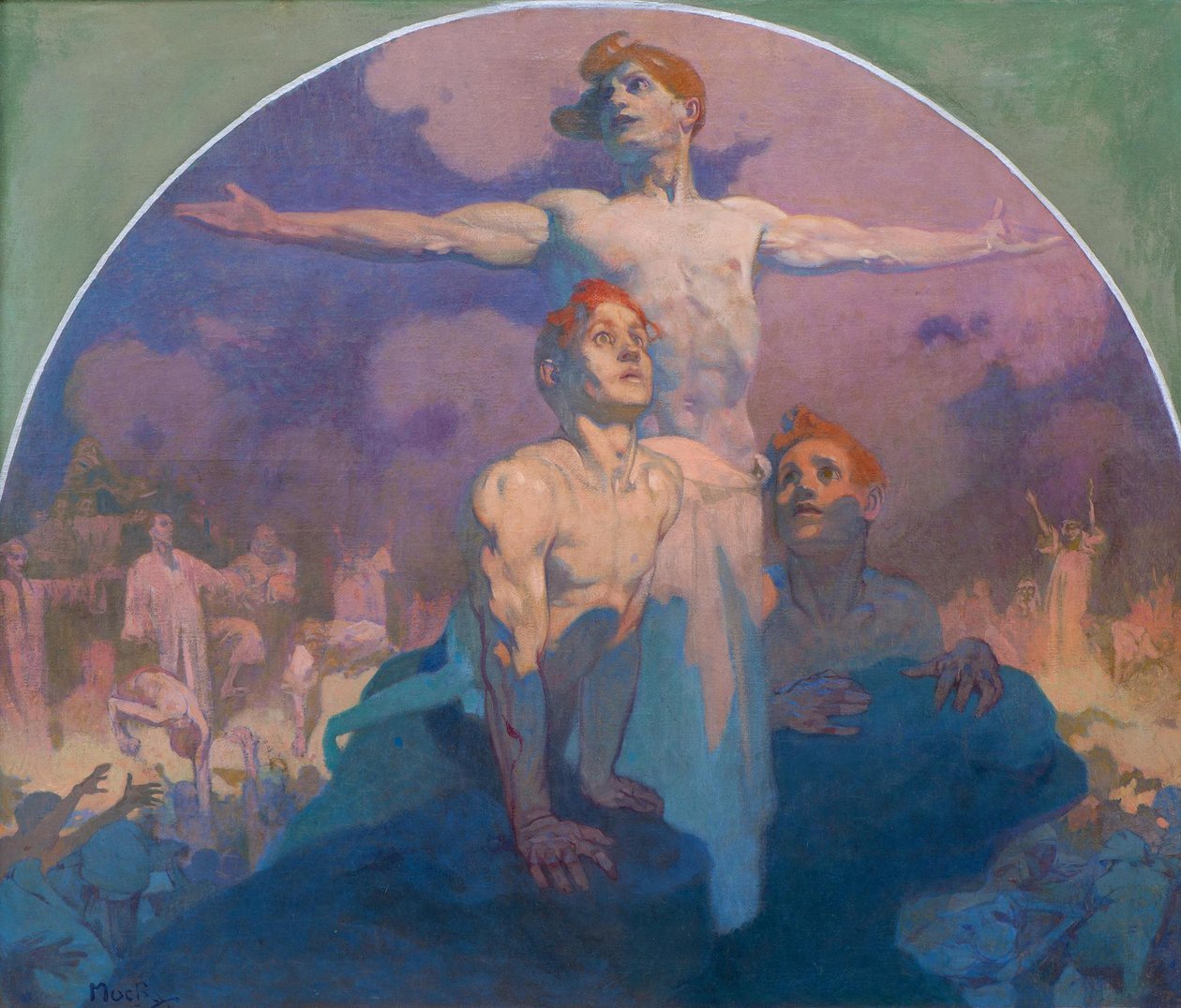 Av egen kraft IN, 1911 av Alphonse Mucha