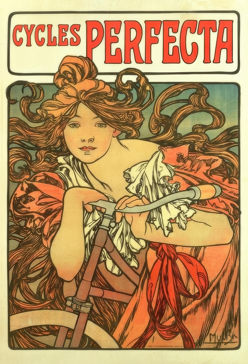 Cyklar Perfecta av Alphonse Mucha
