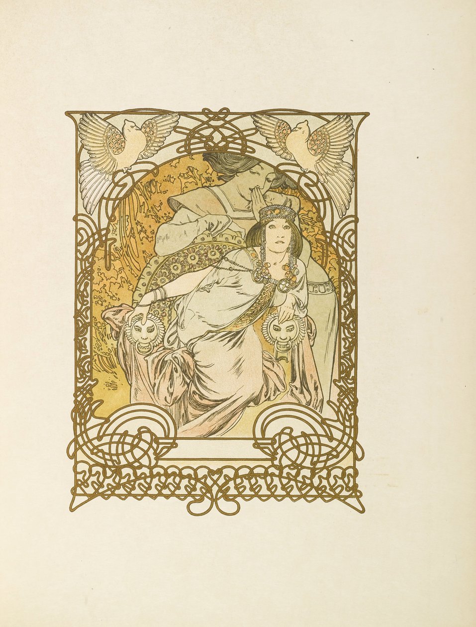 Ilsea, Princess of Tripoli av Robert de Flers, 1897 av Alphonse Mucha