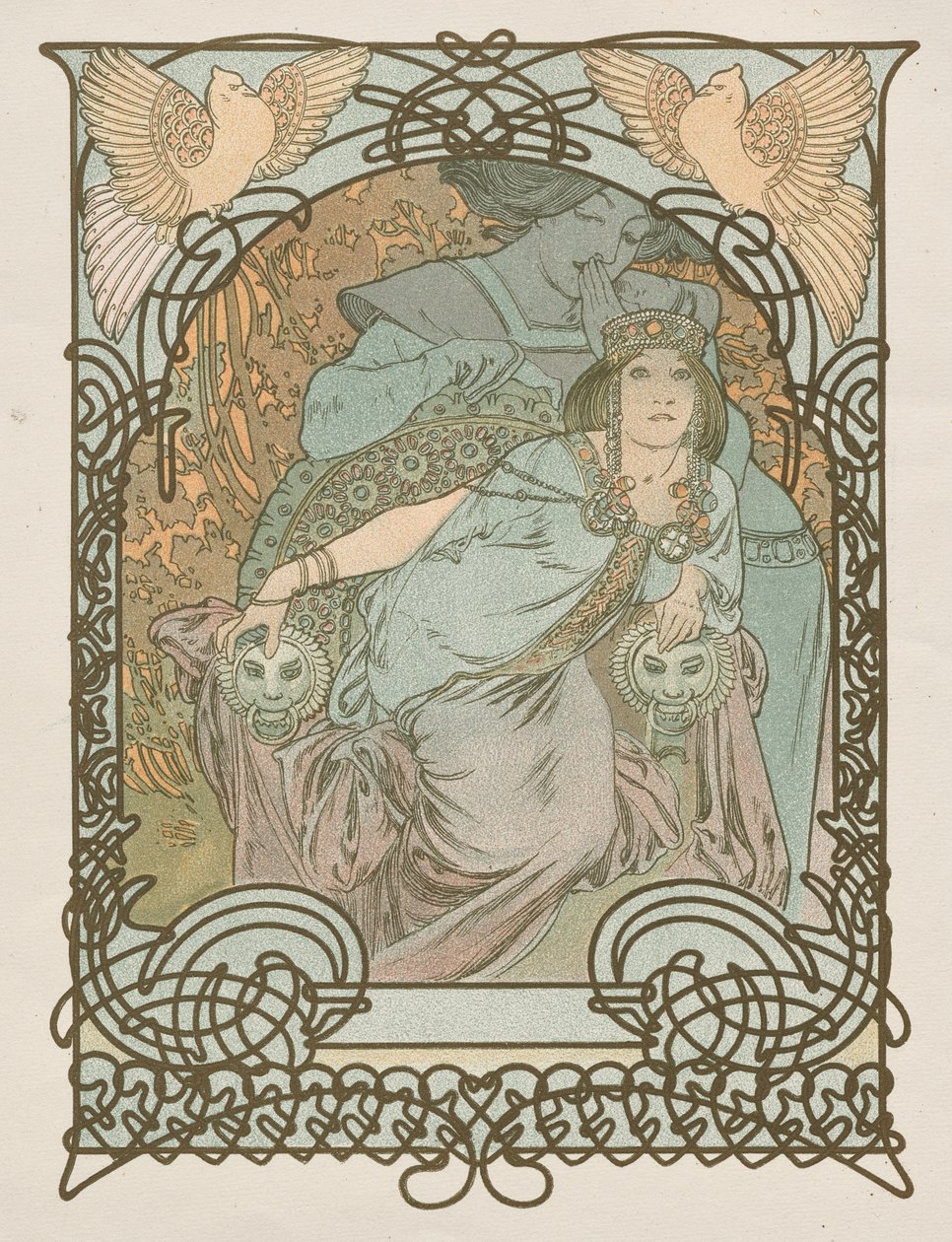 Ilsee, prinsessan av Tripoli av Alphonse Mucha