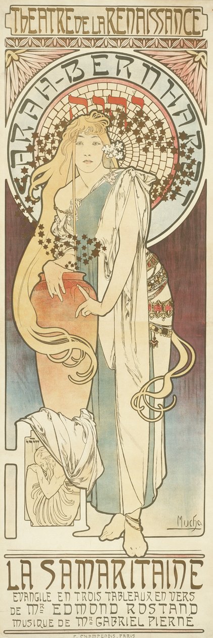 Samariten, 1897 av Alphonse Mucha